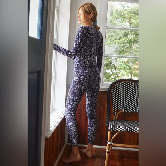 Anthropologie Adele Prost Fern Lounge Jumpsuit - Picture 2 of 8